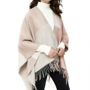 Soia & Kyo Soft Woven Scarf Wrap‎ with Fringe